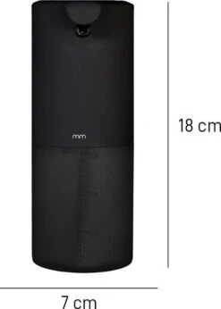 MikaMax Automatische Zeepdispenser - Zeeppompje - Oplaadbaar - Foam Technologie - Infrarood Sensor - Mat Zwart - 350ml -Woonwinkel 857x1200 5