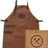 Old West BBQ Schort Barbecue Schort Leer - Cognac Bruin -Woonwinkel 861x1200 1