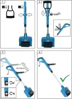 Güde Elektrische Oppervlakte- En Voegenreiniger - MET Telescopische Stang & 4 Voegenborstels - GUB 500 -Woonwinkel 868x1200