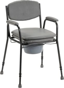 In Hoogte Verstelbare Toiletstoel / Postoel / WC Stoel Met Zachte Zitting. Tot 130 Kg Belastbaar. -Woonwinkel 871x1200 1