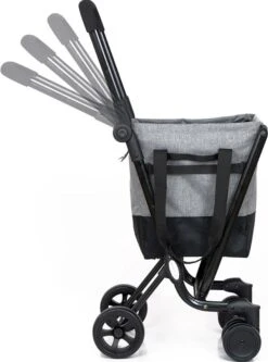 Ceruzo By Playmarket - Easy Go - Boodschappentrolley - Zwart-Groen -Woonwinkel 891x1200