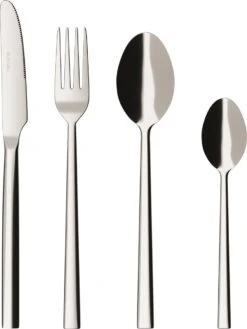Nevana Bestekset - 24 Delig - 18/10 Edelstaal - Bestek - Lepels, Messen, Vorken