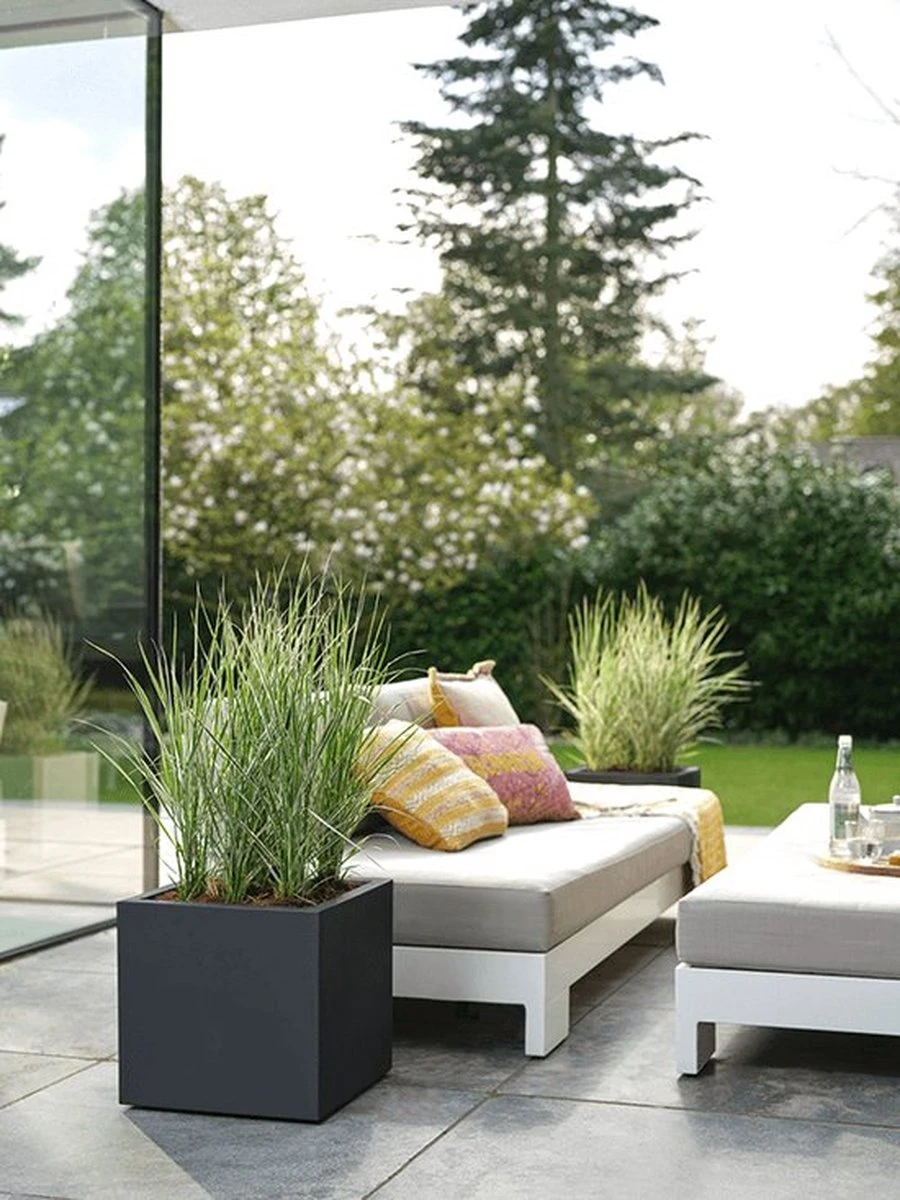 Elho Vivo Next Vierkant 40 - Plantenbak Voor Binnen & Buiten - Ø 39.0 X H 37.9 Cm - Zwart/Living Black 12 Elho Vivo Next Vierkant 40 - Plantenbak Voor Binnen & Buiten - Ø 39.0 X H 37.9 Cm - Zwart/Living Black - Afbeelding 10