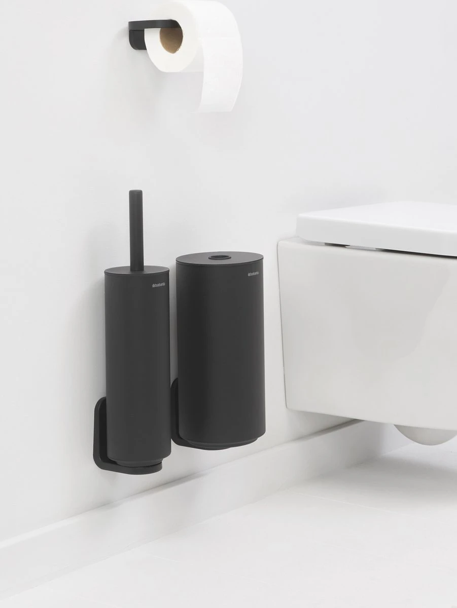 Brabantia MindSet Toiletaccessoires Set Van 3 - Mineral Infinite Grey 6 Brabantia MindSet Toiletaccessoires Set Van 3 - Mineral Infinite Grey - Afbeelding 4