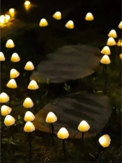 Cynergie - Tuinverlichting Op Zonneenergie - 20 X Led Lampen - Solar Lampjes Met Paddenstoelen - Kerstverlichting Buiten -Woonwinkel 903x1200 2