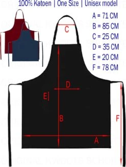 IK DOE OOK MAAR WAT Unisex Schort - Zwart - One Size (volwassenen) - Keuken Schort - Barbeque BBQ Schort - Bedieningsschort - Grappige Teksten - Original Kwoots- Voor Zowel Mannen Als Vrouwen - Verstelbaar - Wasbaar - Cadeau - Apron -Woonwinkel 906x1200