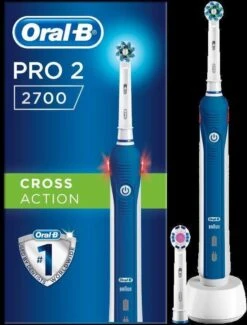 Oral B Oral-B Pro 2 2700 CrossAction - Elektrische Tandenborstel - Blauw, Wit 19 Oral B Oral-B Pro 2 2700 CrossAction - Elektrische Tandenborstel - Blauw, Wit -Woonwinkel 911x1200 2