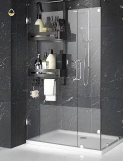 SIAFOSS Doucherek Zonder Boren Doucherek Hangend - 100% Stevig - 100% RVS - Hangend Badkamerrekje - Doucherek Aan Douchewand - Badkamer Accessoires - RVS Zwart - 2 Laags - Douchemand 20 SIAFOSS Doucherek Zonder Boren Doucherek Hangend - 100% Stevig - 100% RVS - Hangend Badkamerrekje - Doucherek Aan Douchewand - Badkamer Accessoires - RVS Zwart - 2 Laags - Douchemand -Woonwinkel 917x1200 4