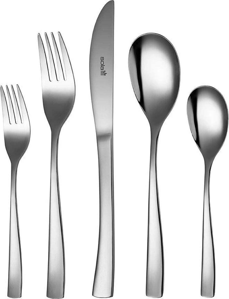 Sola Bestekset Sevilla - Economy - 6 Persoons - 39 Delig - Zilver Chroomstaal 18/0 - RVS 3 Sola Bestekset Sevilla - Economy - 6 Persoons - 39 Delig - Zilver Chroomstaal 18/0 - RVS