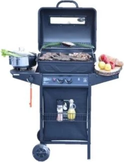 Halifax Gasbarbecue 5,5 KW - Buitenkeuken Met Lavasteen Grillplaat En Gaspit - 100x98 Cm -Woonwinkel 921x1200 3