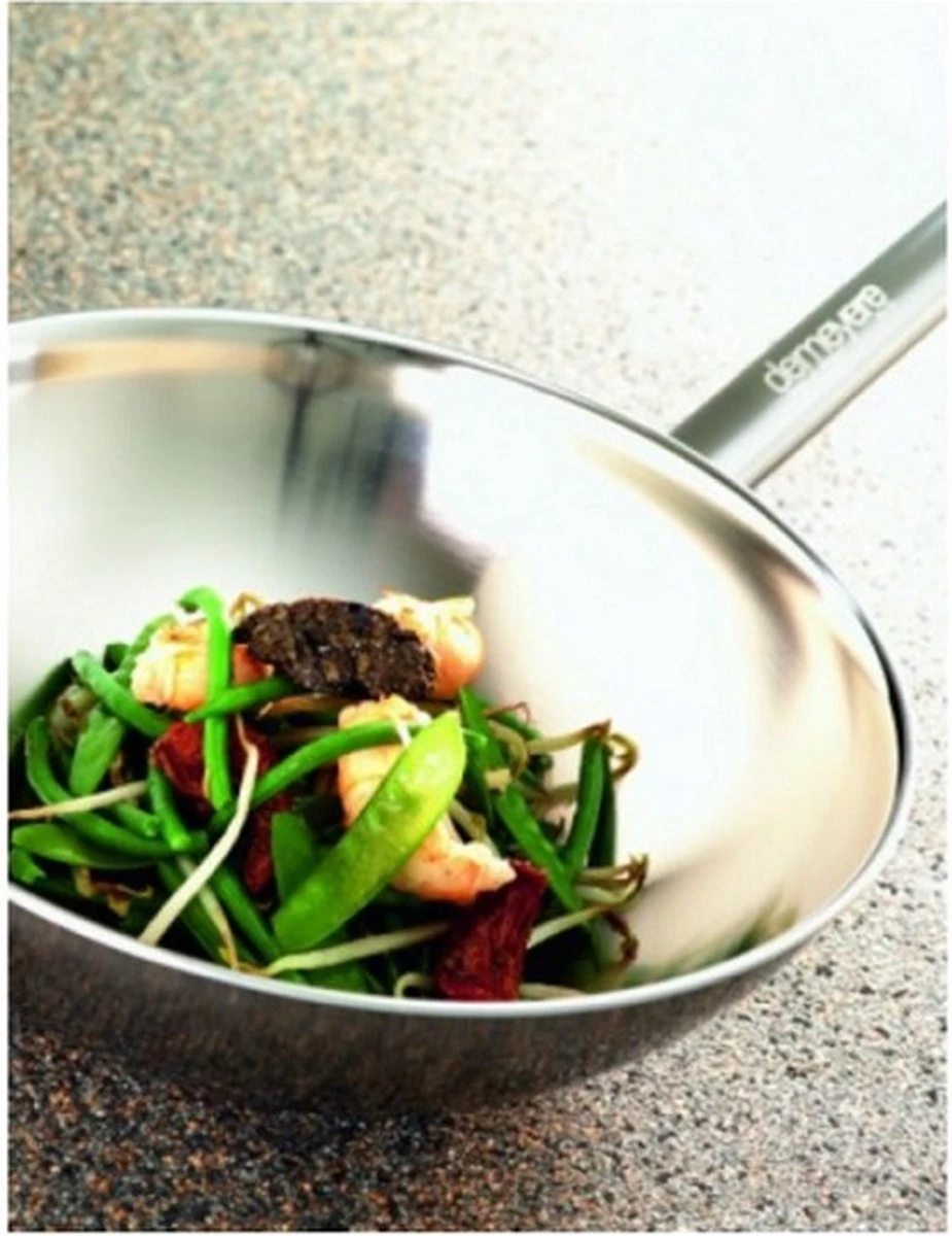 Demeyere Wok - Ø 30 Cm - Vlakke Bodem 9 Demeyere Wok - Ø 30 Cm - Vlakke Bodem - Afbeelding 7