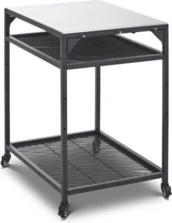 Ooni - Tafel - Medium - Pizza Tafel - 60x80x 90cm - RVS - Zwart -Woonwinkel 930x1200