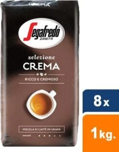 Segafredo Selezione Crema Koffiebonen - 8 X 1 Kg -Woonwinkel 943x1200 3