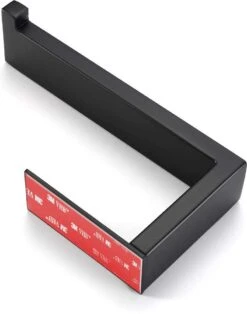 DesignX 3M™ Toiletrolhouder Zonder Boren Zwart Zelfklevend - WC Rolhouder - Matte - Papier - Houder - Incl. 3M Plakstrip -Woonwinkel 944x1200 1