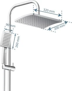 SCHÜTTE Mallorca Douchesysteem - Regendouche - 95 Cm Stang - Wandhouder In Hoogte Verstelbaar - Chroom 22 SCHÜTTE Mallorca Douchesysteem - Regendouche - 95 Cm Stang - Wandhouder In Hoogte Verstelbaar - Chroom -Woonwinkel 956x1200 2