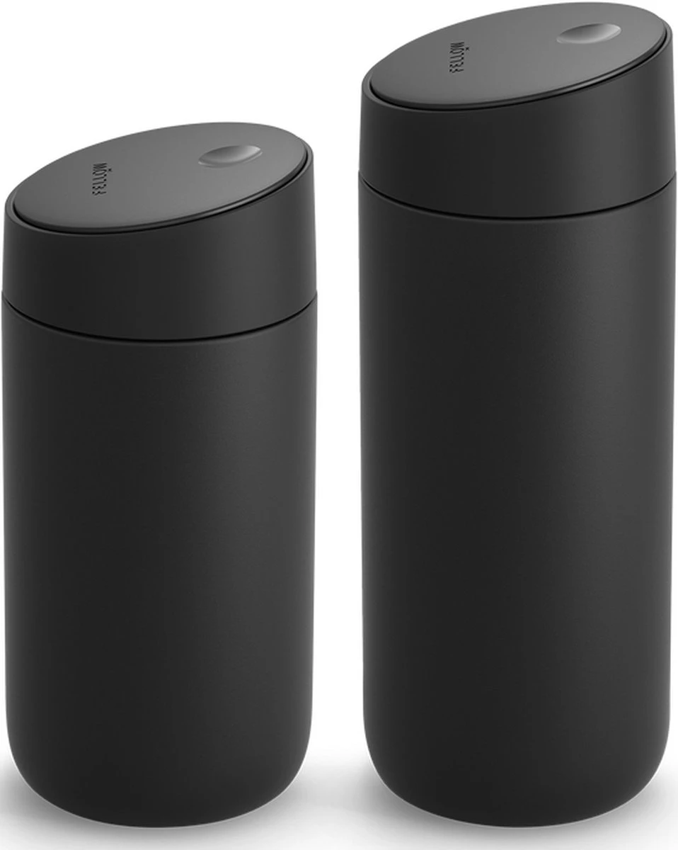 FELLOW - Carter "Move" Mug + Slide-Lock Deksel - Matte Black, 355ml 4 FELLOW - Carter "Move" Mug + Slide-Lock Deksel - Matte Black, 355ml - Afbeelding 2