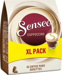 Senseo Cappuccino Koffiepads - 2/9 Intensiteit - 4 X 16 Pads - Voordeelverpakking 16 Senseo Cappuccino Koffiepads - 2/9 Intensiteit - 4 X 16 Pads - Voordeelverpakking -Woonwinkel 990x1200 2