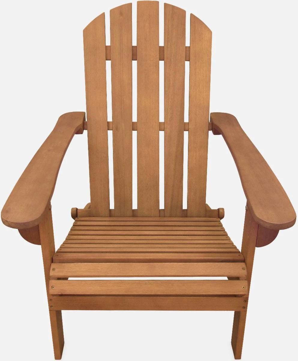 Alice's Garden Relaxstoel Adirondack Salamanca - FSC Eucalyptushout – Naturel 7 Alice's Garden Relaxstoel Adirondack Salamanca - FSC Eucalyptushout – Naturel - Afbeelding 5